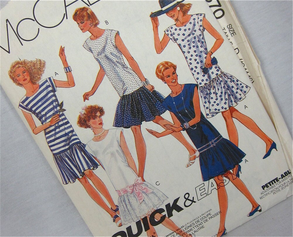 Dropped Waist Dress Pattern
