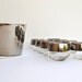 Mad Men silver banded glasses and ice bucket