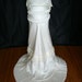 Reserved for Vanessa Hooped Wedding Bustle - Structuhured Undergarment - Natural White Silk Cotton