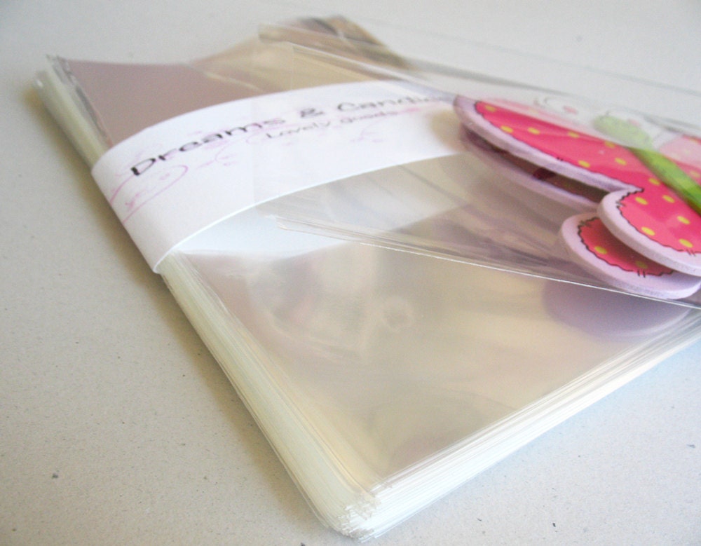 200 4 x 6 Clear Cello Bags Transparent Cello Bags Food Safe