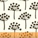 Echo, Little Florine Sarsparilla by Lotta Jansdotter for Windham Fabrics, Half Yard, 1/2 Yard
