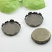 20Pcs 20MM brass bronze round crown base tray,pendant tracy,pendant base setting 1411025