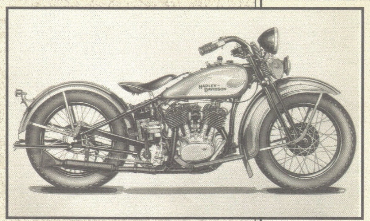  Harley  Davidson  Vintage  Art Print