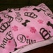 Diva Bella Pet Bed Cover for Dog or Cat - Machine Washable - FREE Shipping Soft Fleece Burrow Snuggle Pink Crown Bed Cover - bellapetbeds