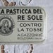 Antique italian pill box. Apothecary box. Tin box