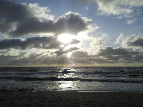 Reduced Price/Sale--Beach II--matted and framed photo