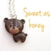 RESERVED FOR Darsy. Kawaii Bear necklace, animal necklace