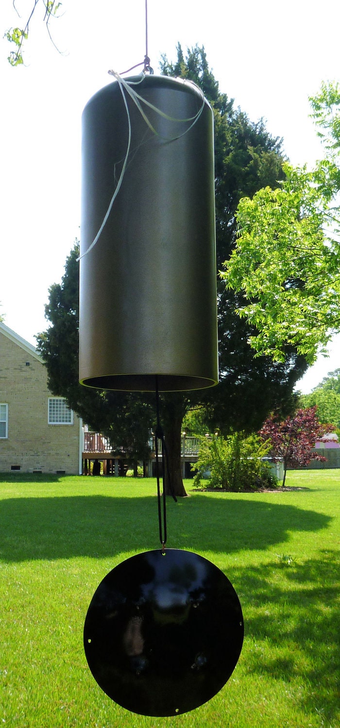 Scuba diver diving tank bell wind chime