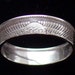 Silver Coin Ring 1957 Egypt 5 Piastres - RIng Size 5 1/4 and Double Sided