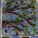 Fused Glass- Wall Tile- Spring Tree- Wall Art- Backsplash- Kitchen- Bath