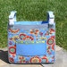 Walker or Wheelchair Tote Bag- Spring Flowers with an iPad or Kindle or Magazine Pocket