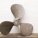 SALE 10 1/2 Inch Heavy Old Boat Propeller