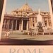 SALE Vintage ROME Italy Vatican St Peter's Basilica Travel Souvenir Poster Print 1960s