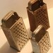 Vintage Kitchen Gadgets Set of Three Standing Box Graters for cheese