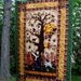 Brown and Orange - Halloween quilt - Finished quilt LAST ONE