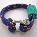 Paracord Rope Bracelet (Double Wrap) with Anchor Shackle