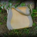 Vintage Purse handbag snake skin femine curved shape with adjustable snap strap