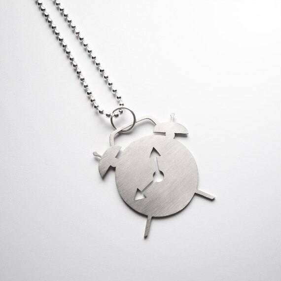 ALARM CLOCK NECKLACE