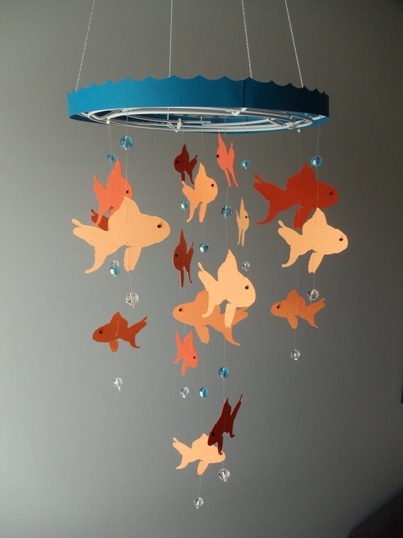 Goldfish Mobile by SouthernPearlDesigns on Etsy