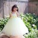 Hydrangea Sash Tutu Dress - Customize colors, Flower girl, special occasion