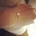 Heart Bracelet - Medium Heart Bracelet - Layered Bracelet - Heart Initial Layered Bracelet - All Sterling Silver - Personalization Gift