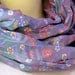 Silk scarf, Infinity Scarf, Sari scarf, Loop Scarf