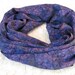 SALE Silk scarf, Infinity Scarf, Sari scarf, Loop Scarf
