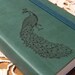 Peacock Pocket Journal Sketch Book Pad