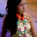Candybox, summer neon studs spikes chunky necklace, chunky long with moonstones, mermaid style, OOAK statement necklace