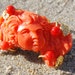 Early Victorian Putti Cherub Antique Carved Coral Brooch