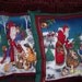 Set of 2 Santa Christmas pillows