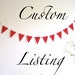 CUSTOM listing : 2 Blue and Violet Bunting Banners - 5.5 ft, blue and violet wedding bunting decoration