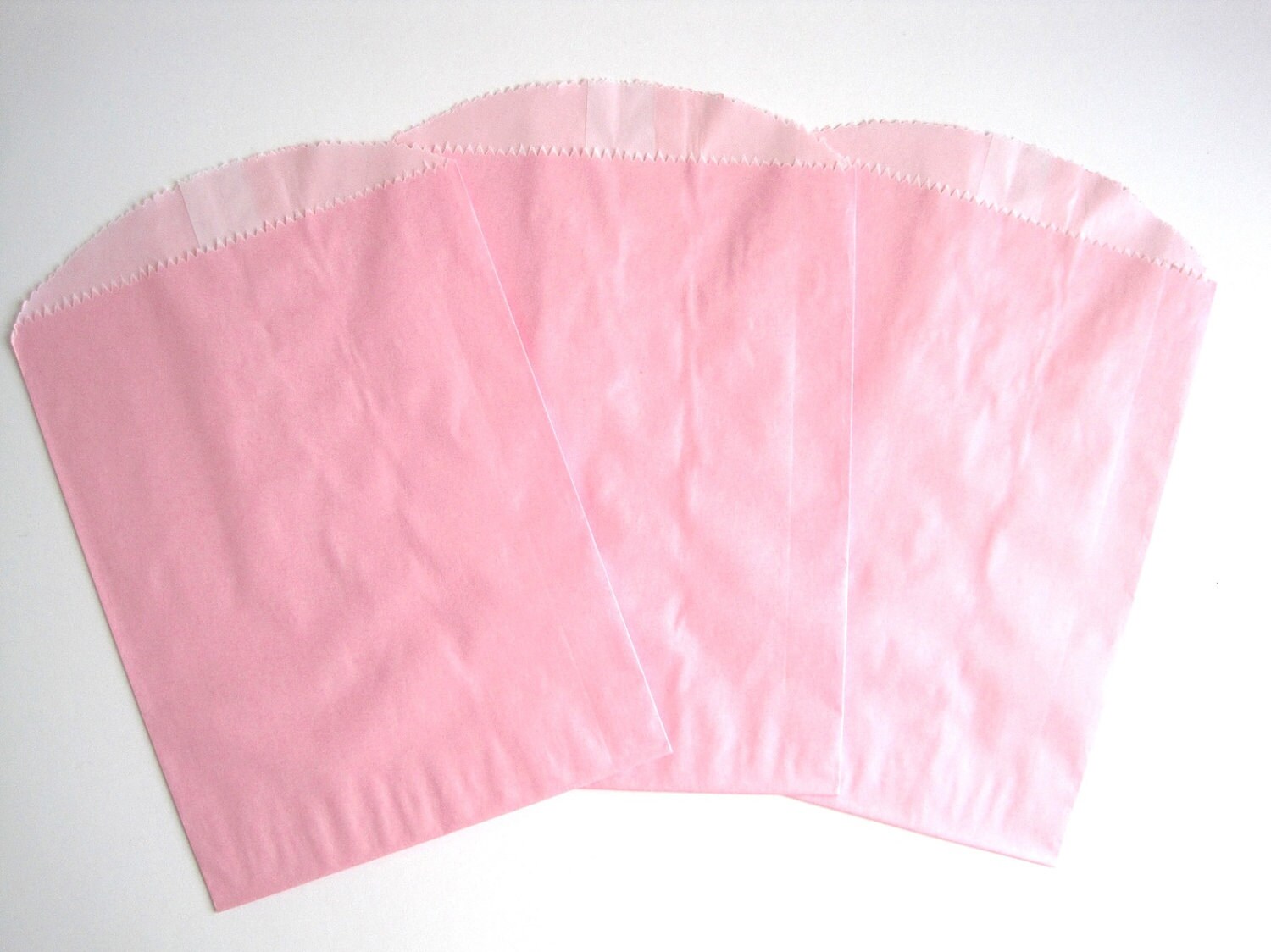 20 Pink glassine bags LARGE wedding favor bags birthday