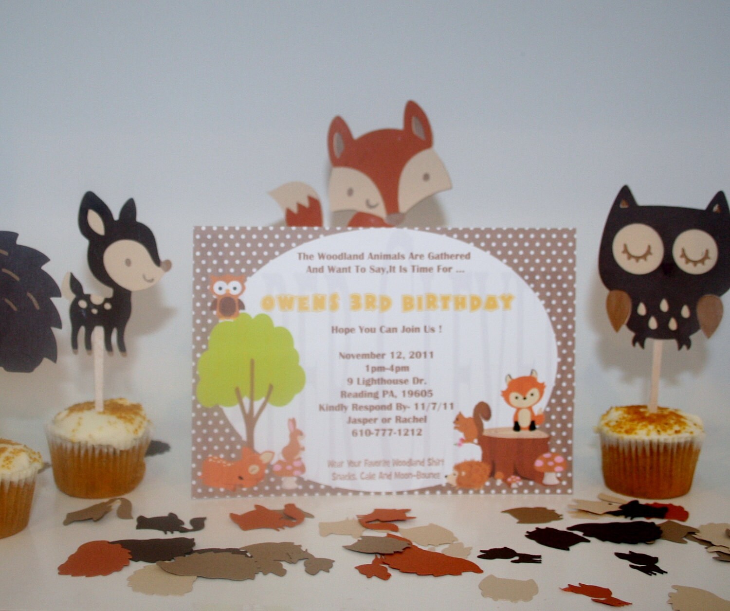 for baby shower wishes ideas Woodland party by papercleverparty printed friends baby shower