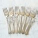 6 National Silver Company, SIlver Plated Forks