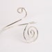 Sterling curled bracelet