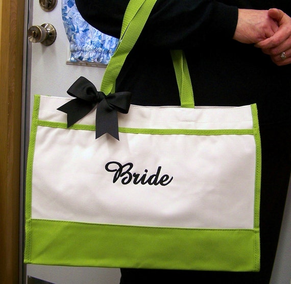 Personalized Bride Tote Bag Wedding Bridesmaid Gifts