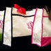 8 Personalized Tote Bag Bridesmaids Wedding Gift Bags