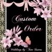 CUSTOM LISTING FOR AHGill
