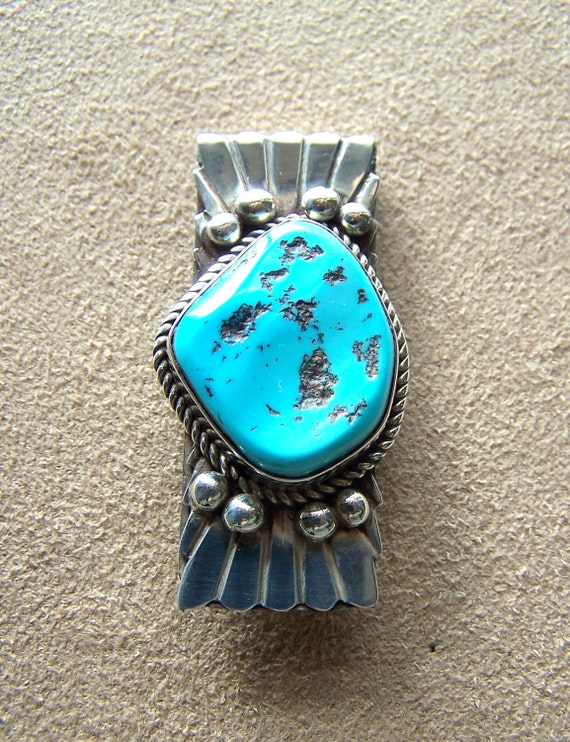 Native American TURQUOISE MONEY CLIP by MissAnthonysAttic