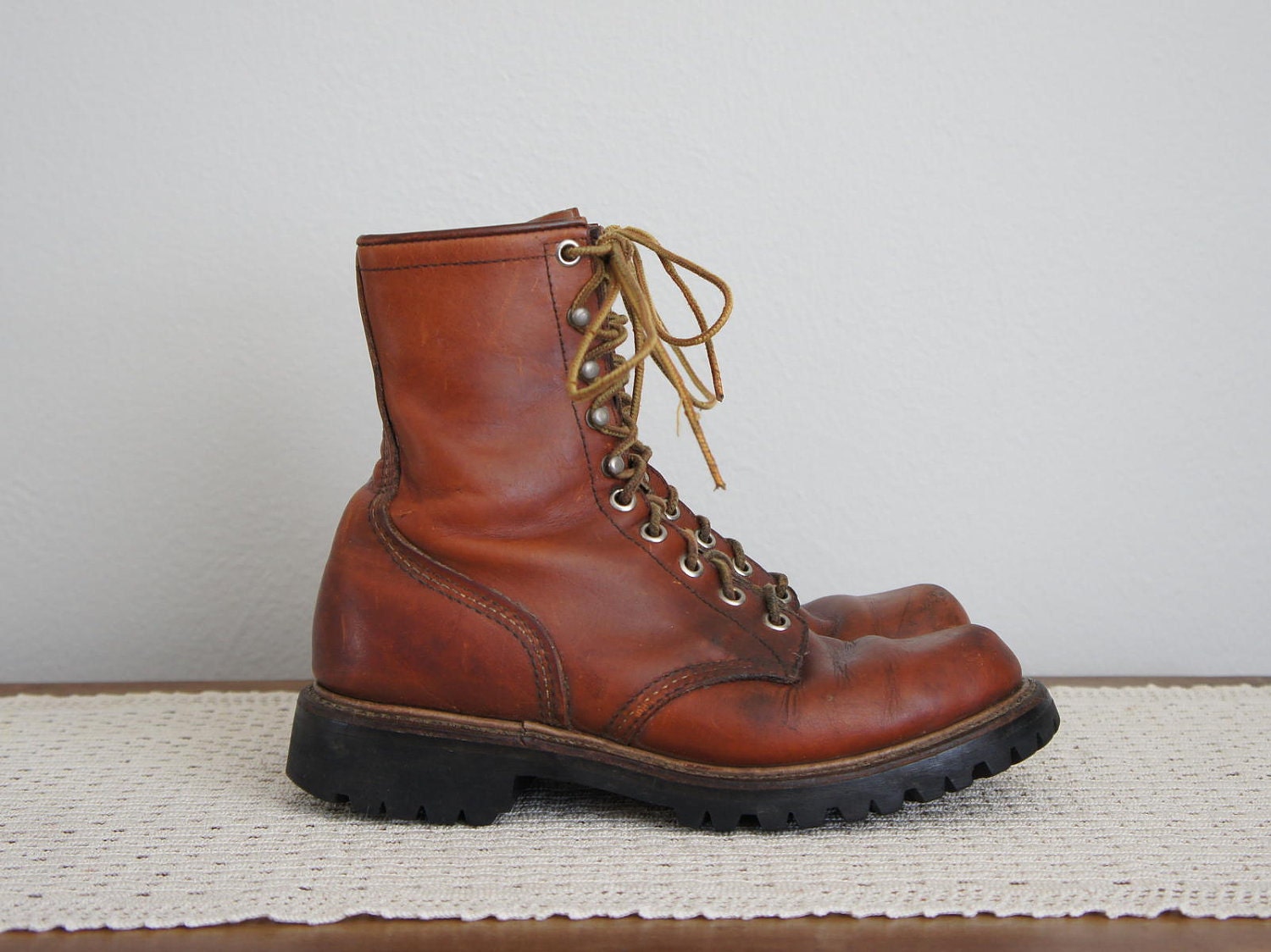vintage 1960s Red Wing work boots . Irish Setter by FigMintVintage