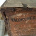 Vintage Wooden Box with Lid Shabby-Valentine & Company Varnishes