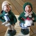 Reserved Buyers Choice...Christmas Carolers... 1986 Set of Two.
