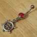 Ships Wheel Belly Button Ring