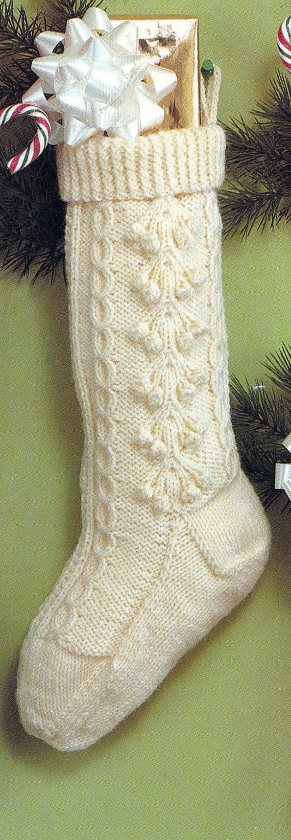 Tricot Noël Pêcheur Bas Vintage Tricot PDF PATRON