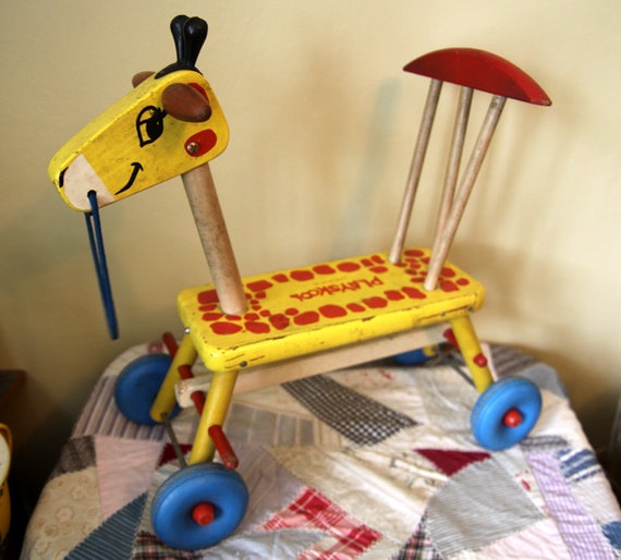 vintage playskool ride on toys
