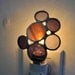 Bubble Stained Glass Nightlight, Purple Circles