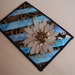 Quilted Postcard - Handmade Postcard - Embroidered Postcard - Patchwork Postcard - Appliqued Postcard