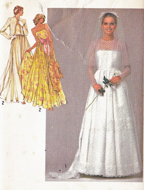 jacket dress pattern wedding for lace EdgeOfOz Vintage Pattern Wedding by 1980s Simplicity Dress Sewing jacket dress pattern wedding for lace EdgeOfOz Vintage Pattern Wedding by 1980s Simplicity Dress Sewing