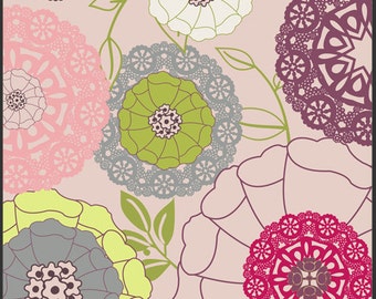 Art Gallery Fabric - Patricia Bravo -Modernology Collection - Avant Garden in Blush